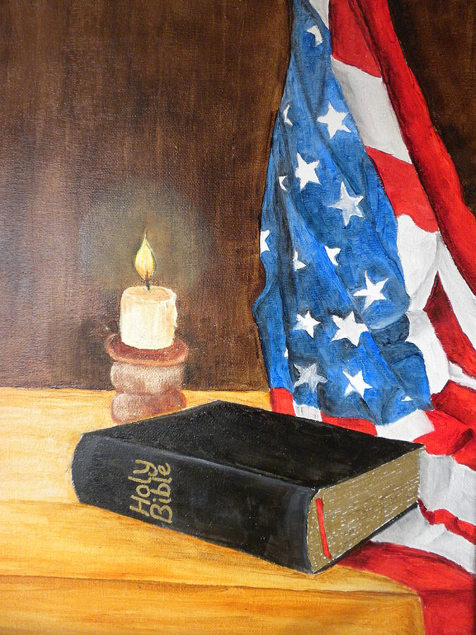 God Bless America Painting by Marti Idlet