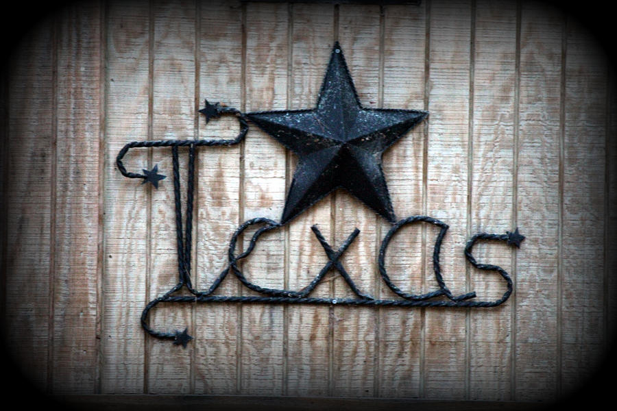 God Bless Texas Photograph by Kathy  White