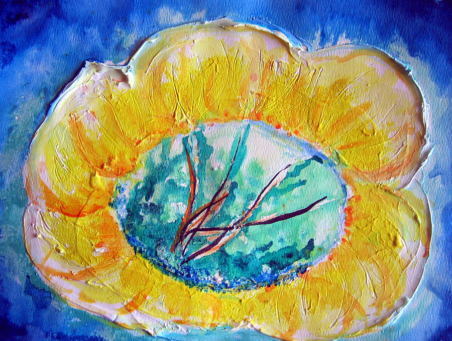 God in the Center Painting by Sarah Hornsby