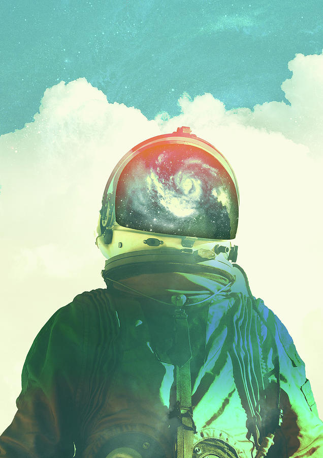 Collage Photograph - God Is An Astronaut by Fran Rodriguez