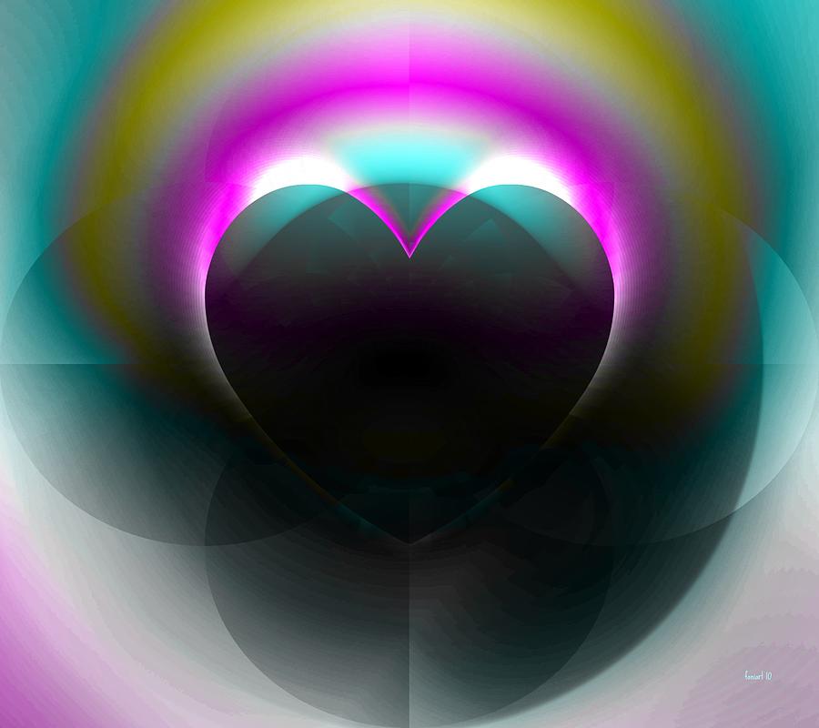 God Only - The Heart Converter Digital Art by Fania Simon