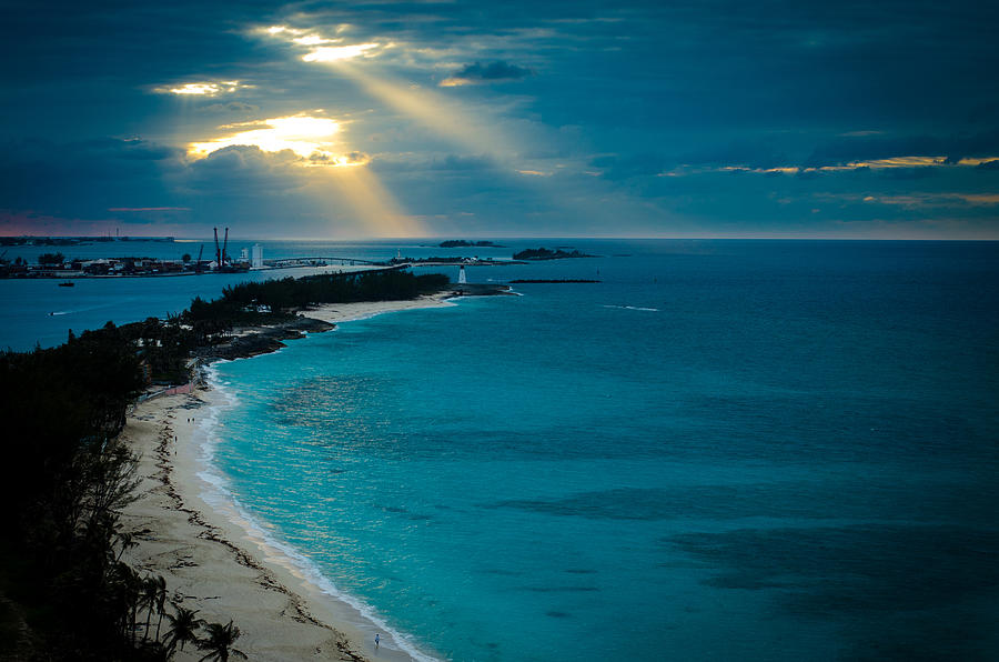 God Rays Over Paradise Photograph by Jeff Phillippi