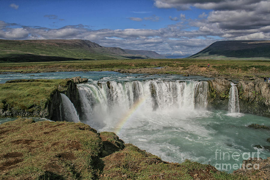 Godafoss waterfall in Iceland Photograph by Patricia Hofmeester