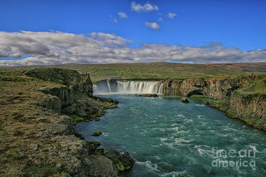 Godafoss waterfalls, Iceland Photograph by Patricia Hofmeester