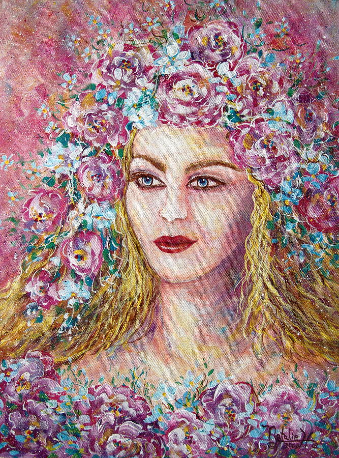 Goddess of Good Fortune Painting by Natalie Holland