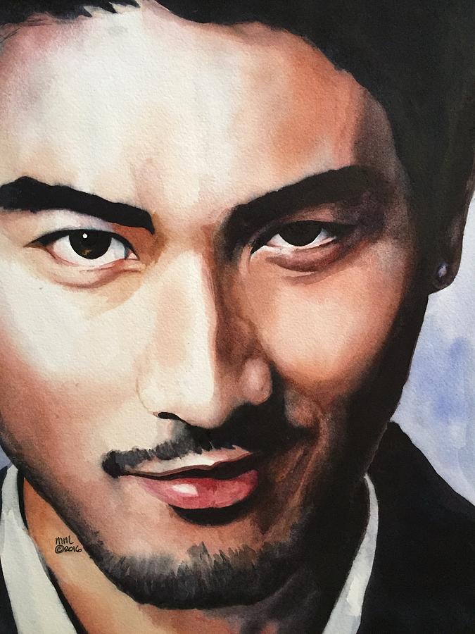 Godfrey Gao Painting by Michal Madison