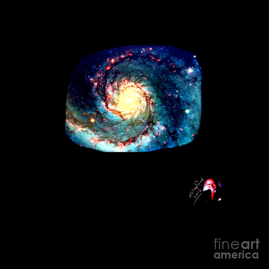 Godhood 2 - Whirlpool Galaxy Photograph by Richard W Linford