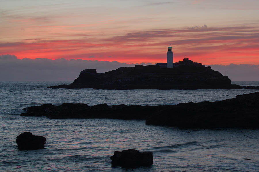 Godrevy Lighthouse Photograph by Pete Hemington