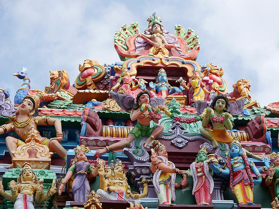 Gods above VII - Kapaleeshwarar Temple, Mylapore Photograph by Richard Reeve