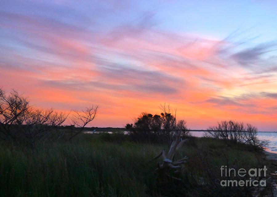 Gods Artistry on Pamlico Sound Photograph by Jean Wright