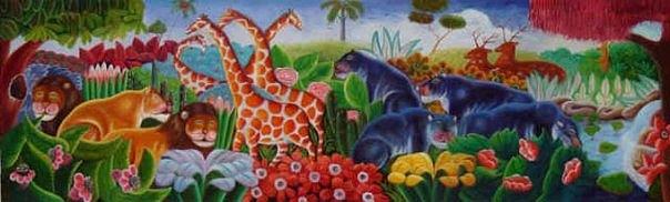 God's Creation of Animals Painting by Anita Sullivan - Fine Art America
