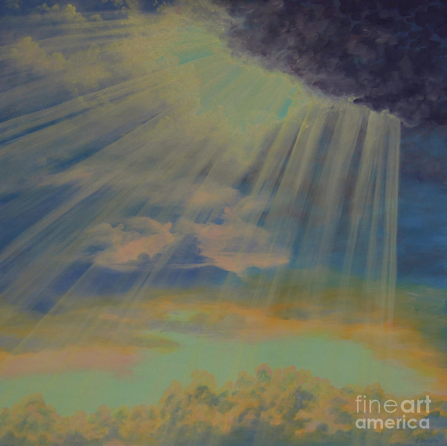 Gods Light Painting by Cheryl Fecht