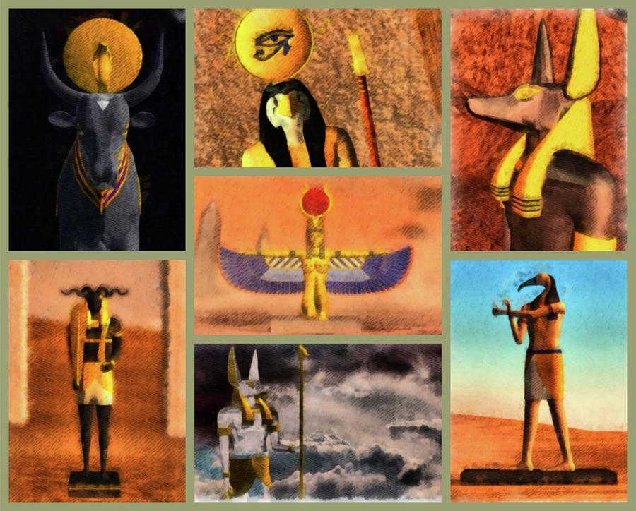 Gods Of Egypt Painting
