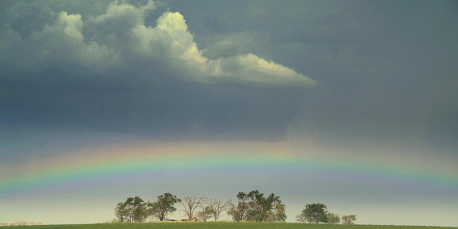 GODs Rainbow.. Photograph by Al Swasey
