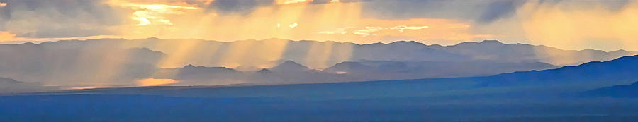 Gods Rays Over the Great Basin  Photograph by Don Mercer
