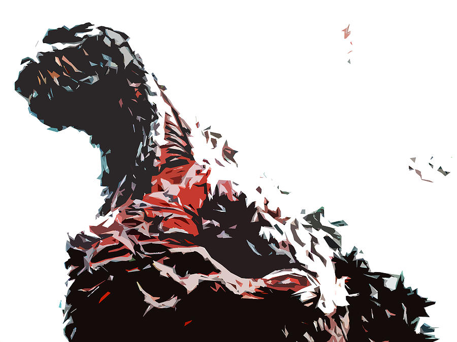 Godzilla Digital Art - Godzilla by Daniel Clark