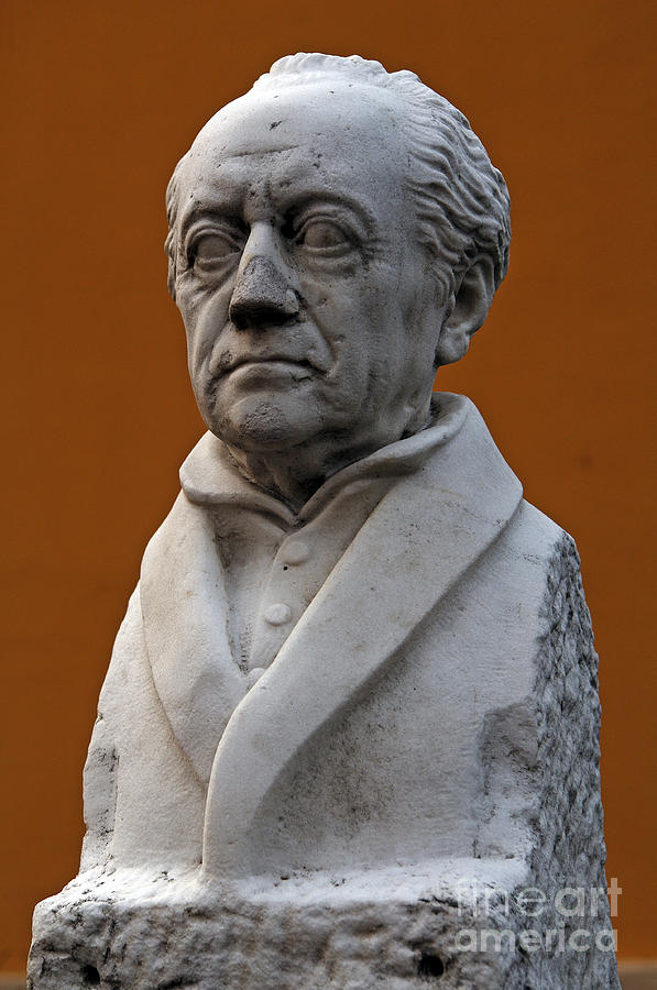 Goethe Statue Photograph by Helmut Meyer zur Capellen