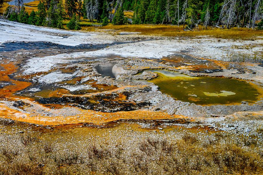Goggles Spring, Yellowstone National Park Photograph by Marilyn Burton