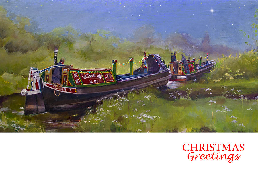 Going Home at Christmas Time Painting by Penny Taylor-Beardow