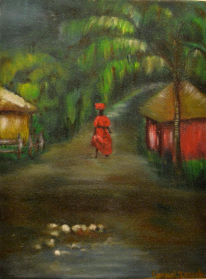 Going Home Painting by Carmel Joseph