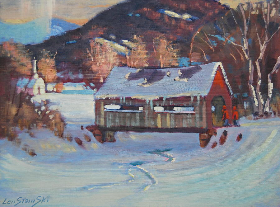 Going To Town Painting by Len Stomski