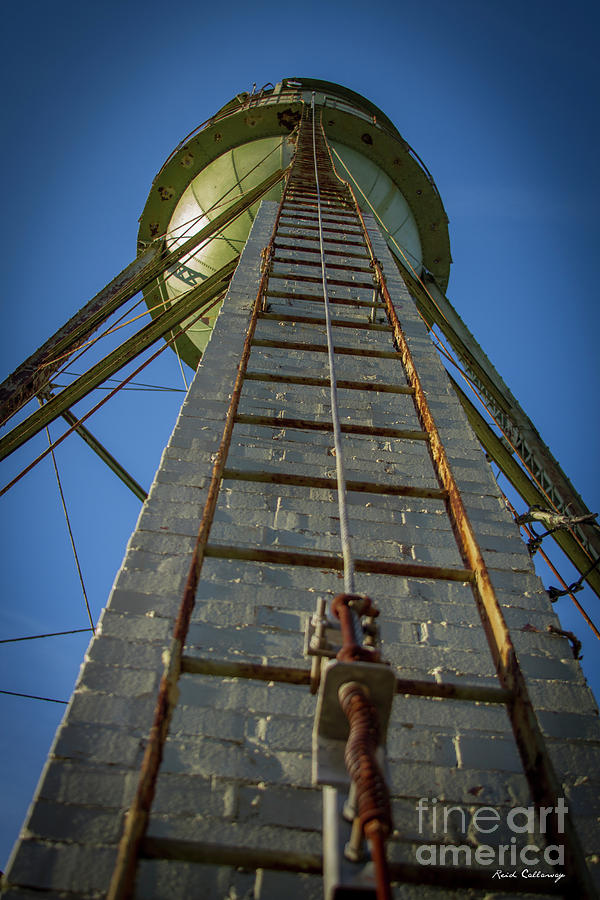 Going Up Mary Leila Cotton Mill Water Tower Art Photograph by Reid Callaway