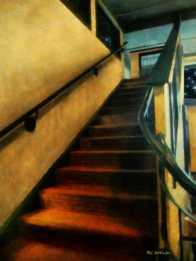 Going Up Painting by RC DeWinter