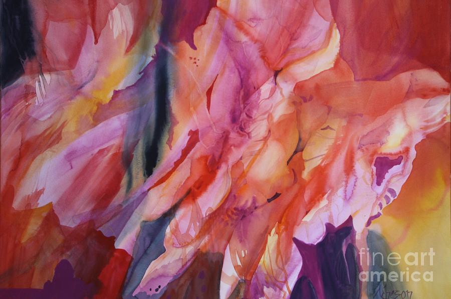 Going with the Flow Painting by Donna Acheson-Juillet