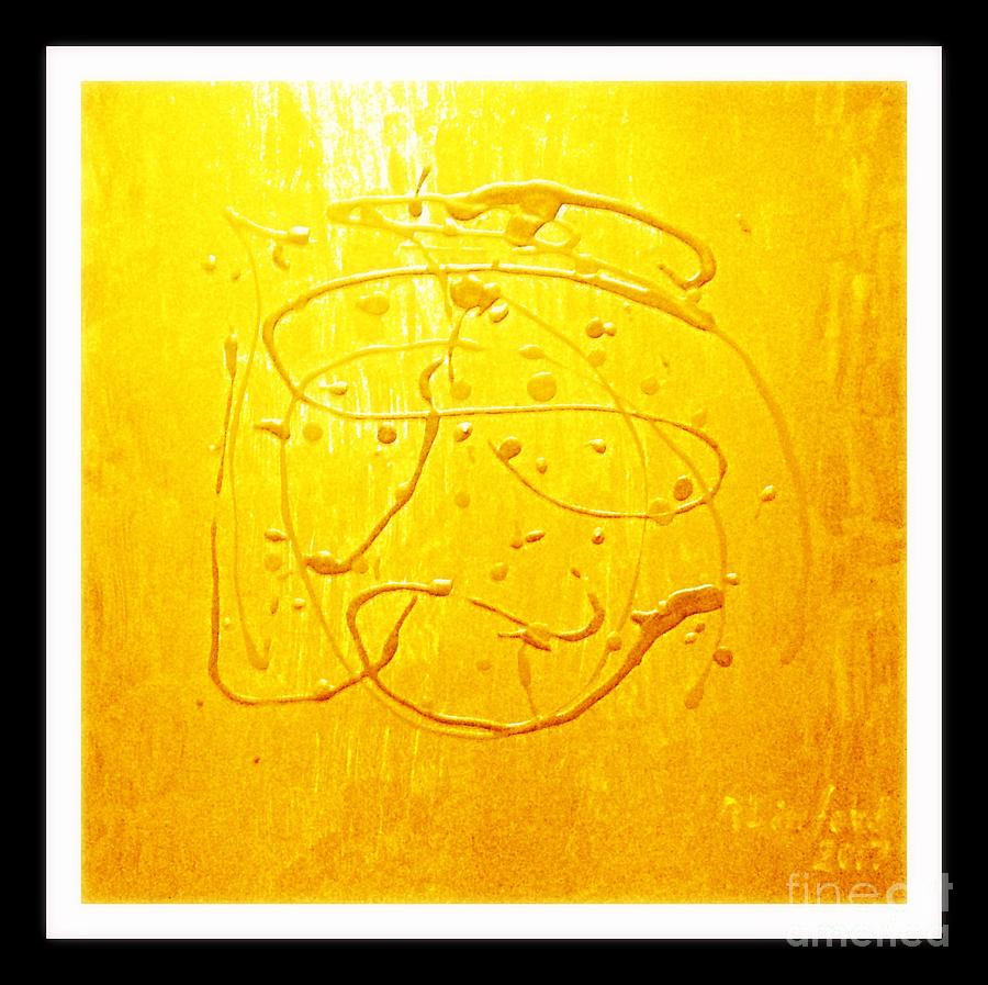 Internet 5G Gold 1000 Painting by Richard W Linford