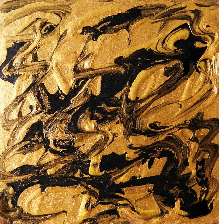 Gold and Black Drama by Mary Carol Williams