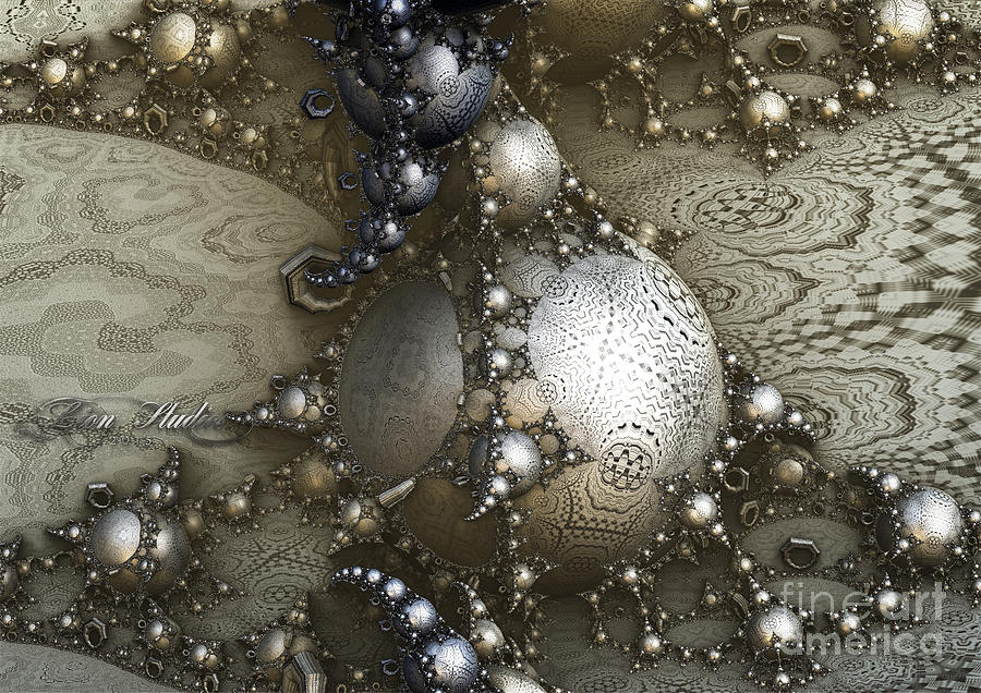 Gold And Silver Digital Art by Melissa Messick