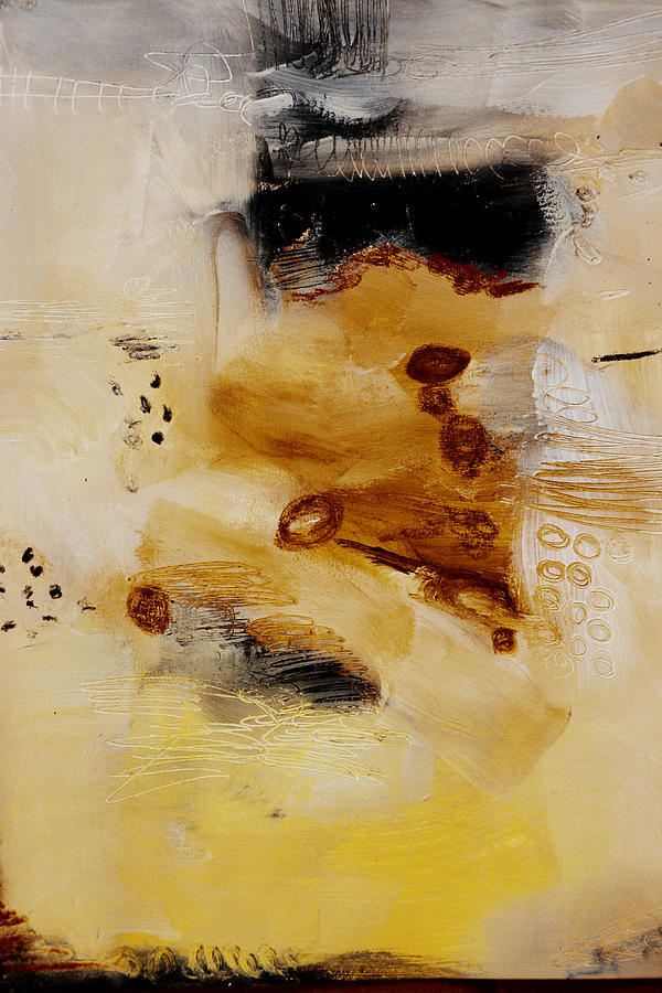 Abstract Painting - Gold Art Print by Andrada Anghel