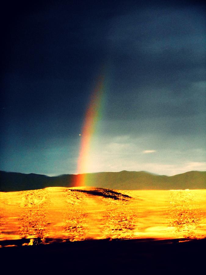 Gold at the end of the Rainbow Photograph by Dietmar Scherf