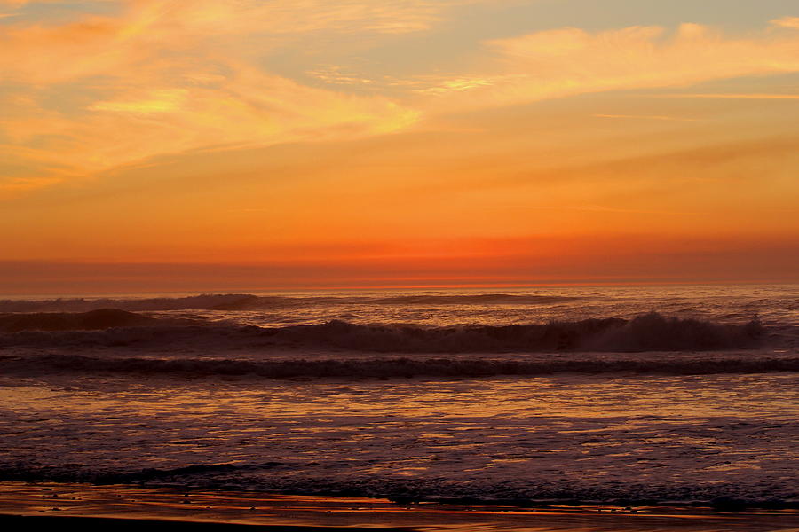 Sunset Photograph - Gold Beach Sunset by Sanna Jane Fase