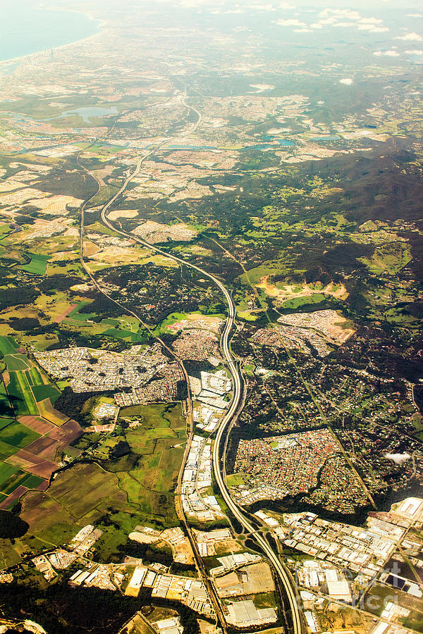 Gold Coast aerial photograph Photograph by Jorgo Photography