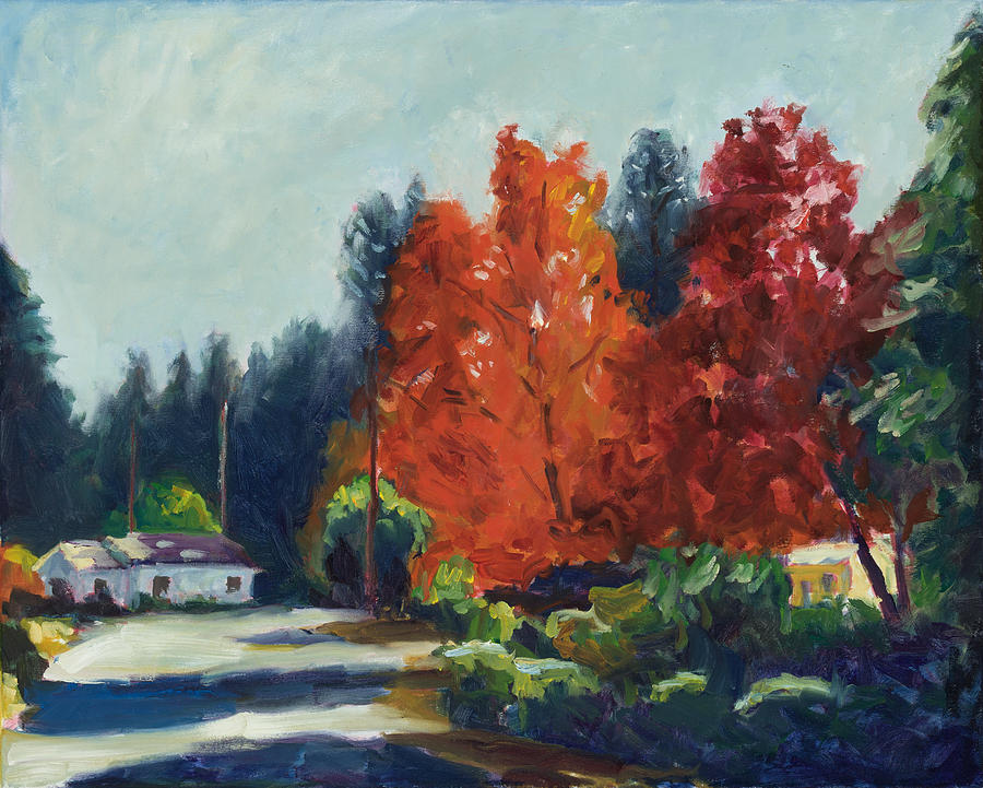 Gold Country Fall Painting by Wayne Adachi | Fine Art America