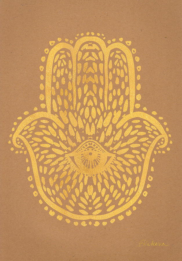 Royal Golden Hamsa Hand Poster | ubicaciondepersonas.cdmx.gob.mx