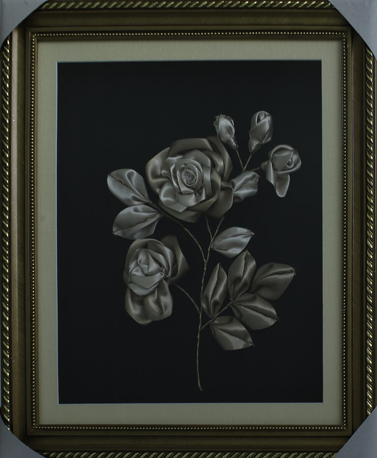 Gold Rose Painting