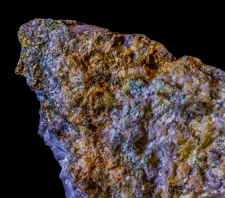  Gold  Silver And Copper  Ore Photograph by Dr Charles Ott