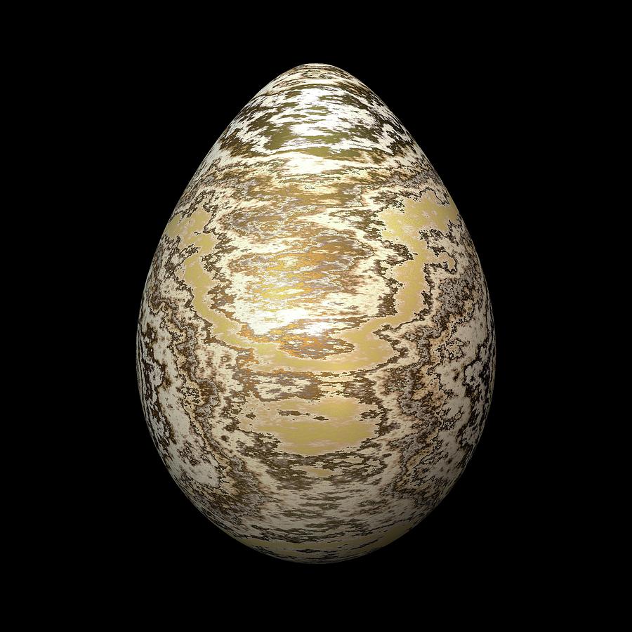 Gold-Speckled Egg Digital Art by Hakon Soreide