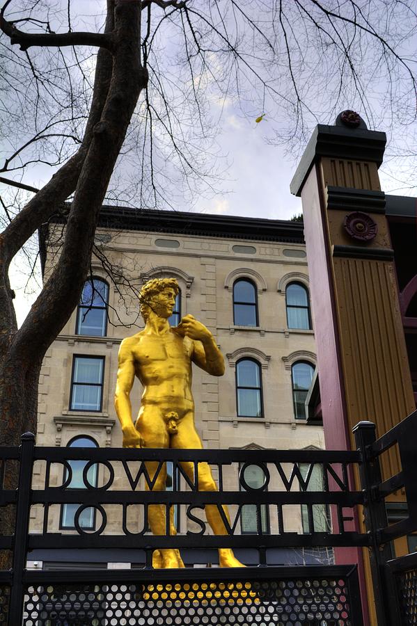 Gold Statue of David Photograph by FineArtRoyal Joshua Mimbs