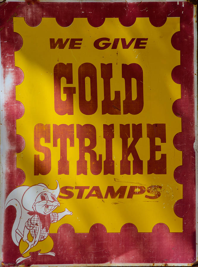 Gold Strike Stamps Photograph by Tikvahs Hope