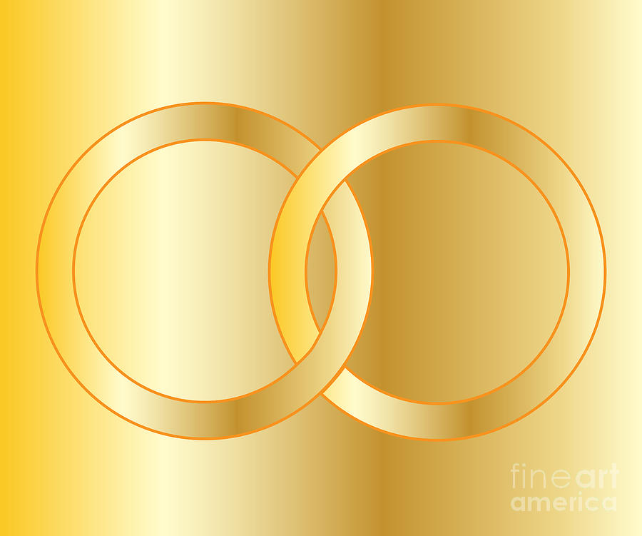 Gold Wedding Bands Digital Art By Bigalbaloo Stock Fine Art America   Gold Wedding Bands Bigalbaloo Stock 