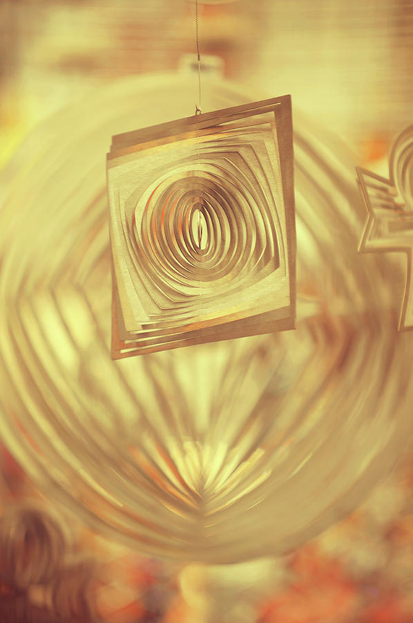 Golden Abstract Photograph by Jenny Rainbow