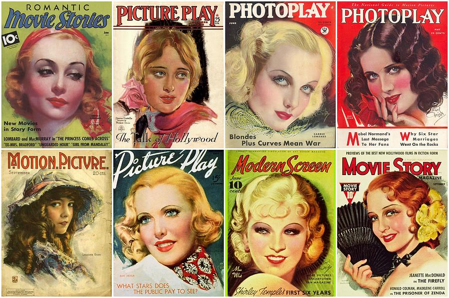 Golden Age of Movies Magazine Covers Photograph by Don Struke