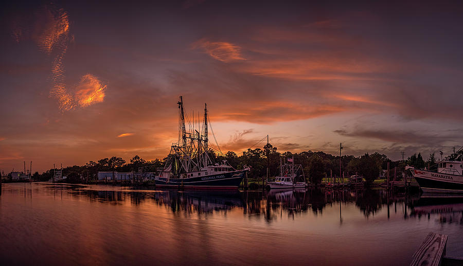 Golden Bayou Sunset Photograph by Brad Boland