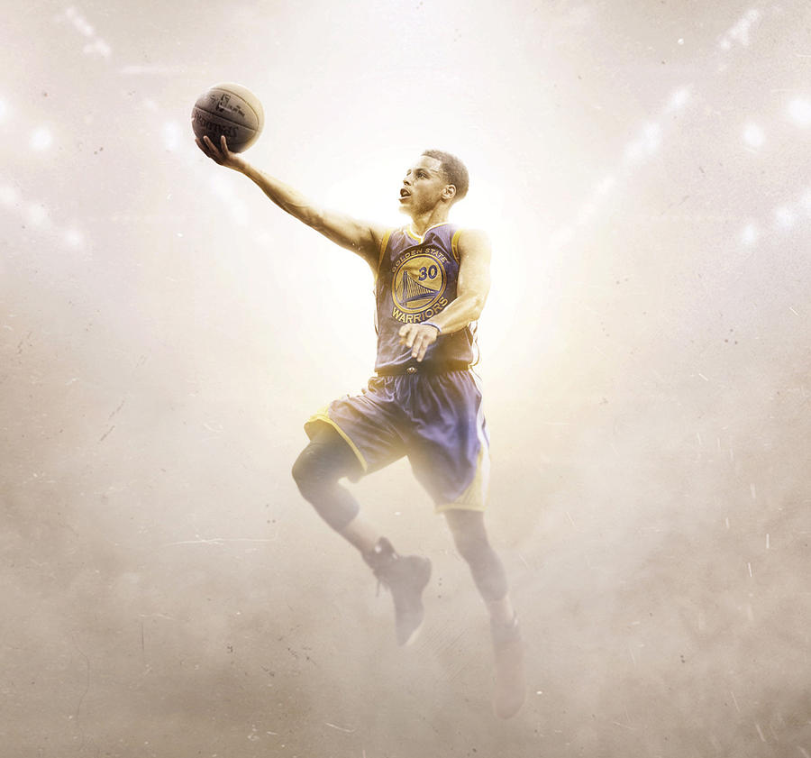 Basketball Digital Art - Golden Boy by Jeric Barnutz