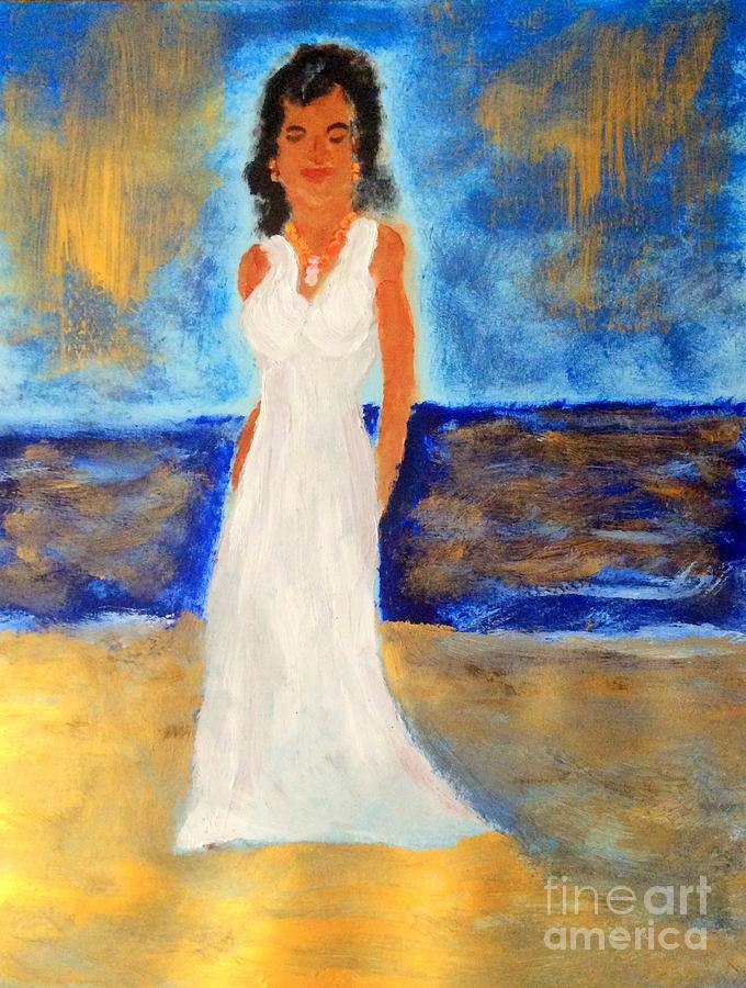 Golden Bride Seven Painting by Richard W Linford