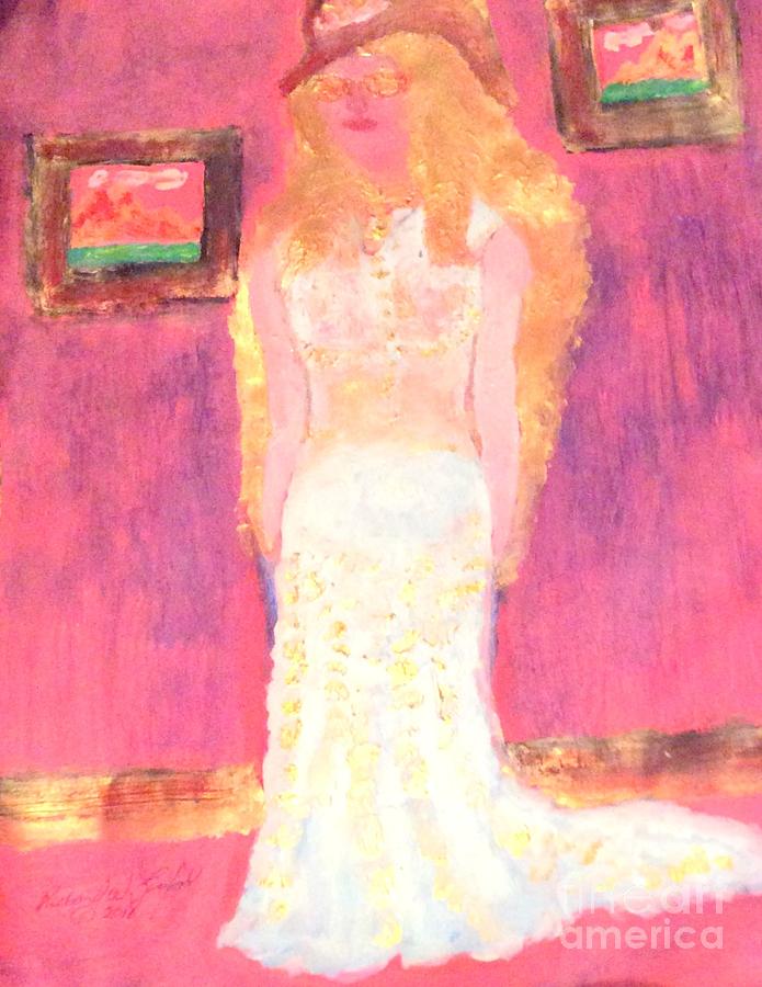 Golden Bride ten Painting by Richard W Linford