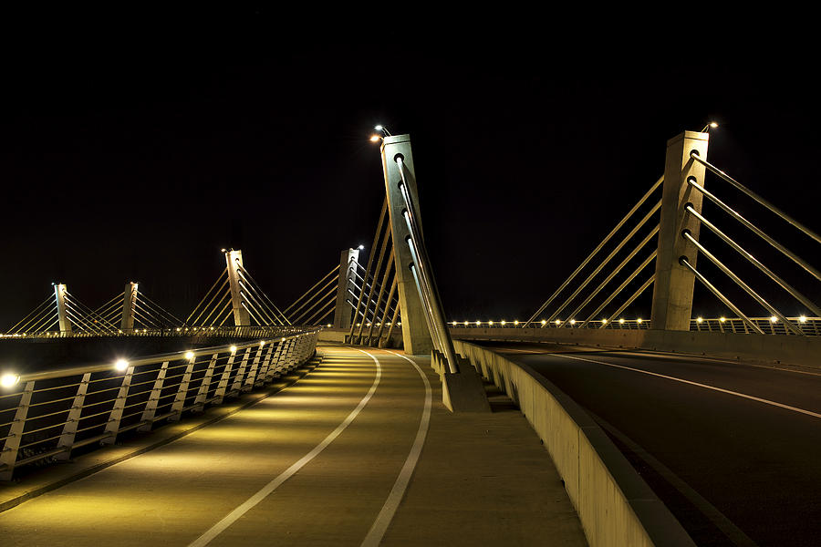 Golden bridge Photograph by Ivan Slosar